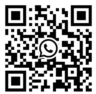 WhatsApp QR code — scan to chat with our team